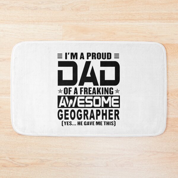 Item preview, I’m A Proud Dad Of A Freaking Awesome geographer, Funny Dad Shirt, Dad Of geographer Shirt, Dad Gifts, Christmas Gifts For Dad designed and sold by xlnv.