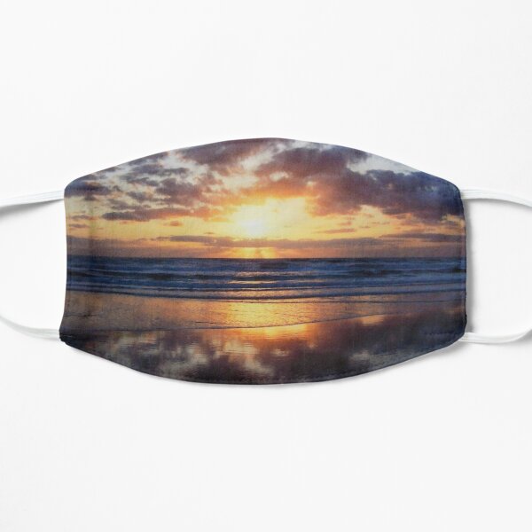 Sunset on the Atlantic Flat Mask