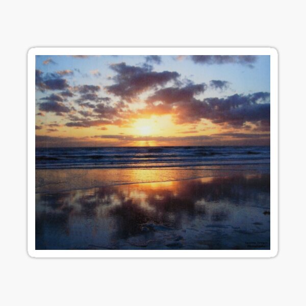 Sunset on the Atlantic Sticker