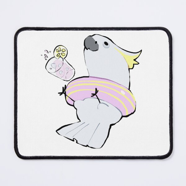 Item preview, Sulphur Crested Cockatoo with Lemonade designed and sold by Alice Cheng.