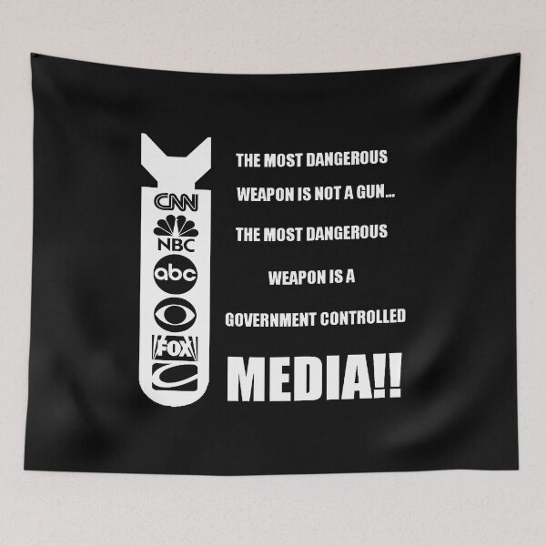 Item preview, Anti Media designed and sold by ChatNoir01.
