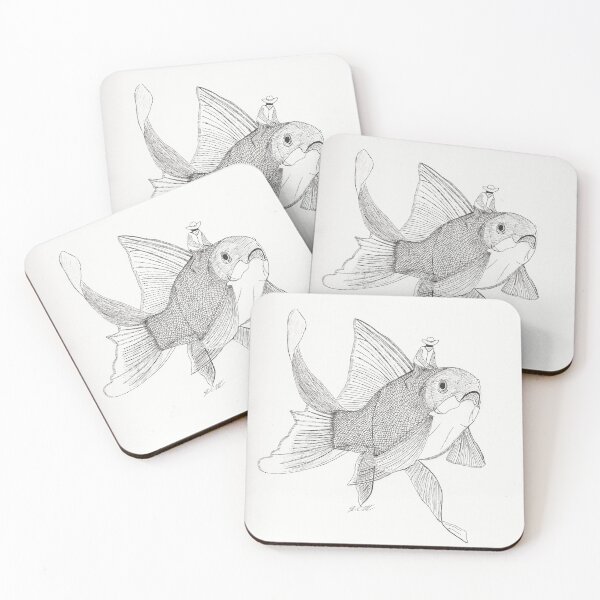 Item preview, Giddyup Goldfish designed and sold by drawnthemartin.