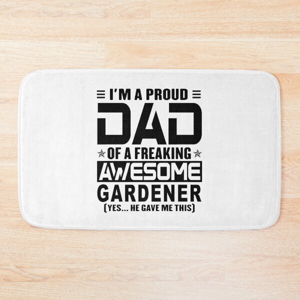 Item preview, I’m A Proud Dad Of A Freaking Awesome gardener, Funny Dad Shirt, Dad Of gardener Shirt, Dad Gifts, Christmas Gifts For Dad designed and sold by xlnv.