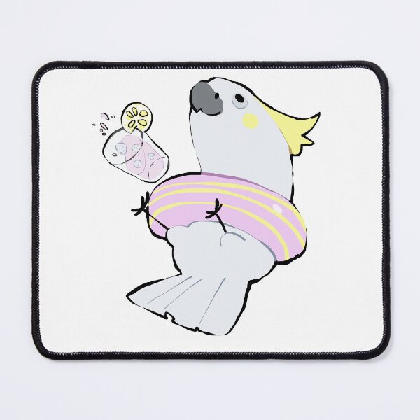 Item preview, Lesser Sulphur Crested Cockatoo with Lemonade designed and sold by Alice Cheng.