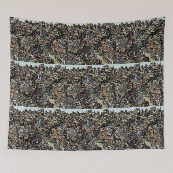 Item preview, Economic Landscape with Canals designed and sold by LisaHaney.