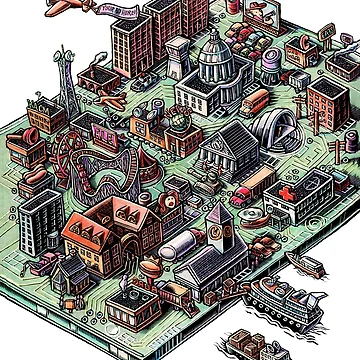 Artwork thumbnail, Computer Landscape by LisaHaney