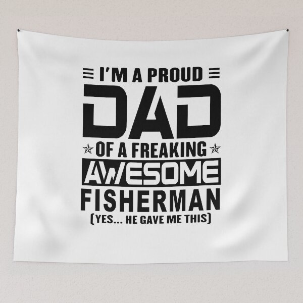 Item preview, I’m A Proud Dad Of A Freaking Awesome fisherman, Funny Dad Shirt, Dad Of fisherman Shirt, Dad Gifts, Christmas Gifts For Dad designed and sold by xlnv.