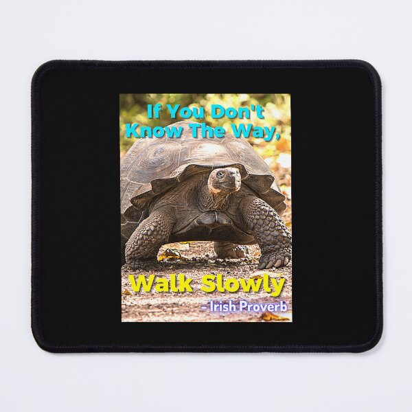 Item preview, Irish Proverb - If You Don't Know The Way, Walk Slowly designed and sold by IrishProverbs.