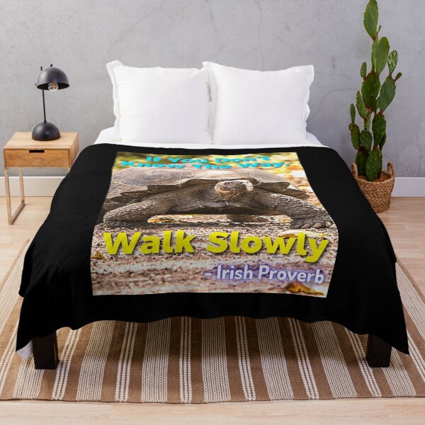 Item preview, Irish Proverb - If You Don't Know The Way, Walk Slowly  designed and sold by IrishProverbs.