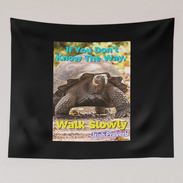 Item preview, Irish Proverb - If You Don't Know The Way, Walk Slowly  designed and sold by IrishProverbs.