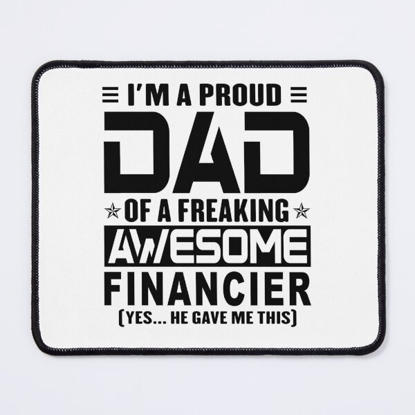 Item preview, I’m A Proud Dad Of A Freaking Awesome financier, Funny Dad Shirt, Dad Of financier Shirt, Dad Gifts, Christmas Gifts For Dad designed and sold by xlnv.