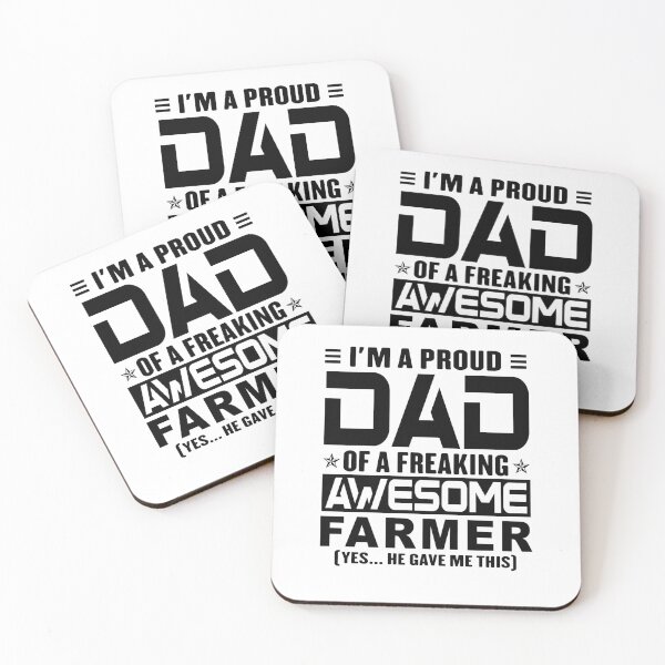 Item preview, I’m A Proud Dad Of A Freaking Awesome farmer, Funny Dad Shirt, Dad Of farmer Shirt, Dad Gifts, Christmas Gifts For Dad designed and sold by xlnv.
