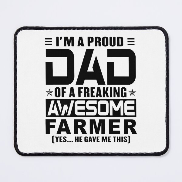Item preview, I’m A Proud Dad Of A Freaking Awesome farmer, Funny Dad Shirt, Dad Of farmer Shirt, Dad Gifts, Christmas Gifts For Dad designed and sold by xlnv.