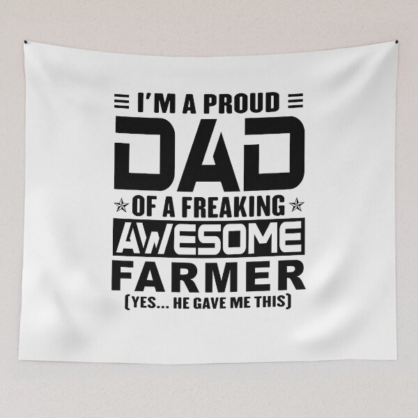 Item preview, I’m A Proud Dad Of A Freaking Awesome farmer, Funny Dad Shirt, Dad Of farmer Shirt, Dad Gifts, Christmas Gifts For Dad designed and sold by xlnv.