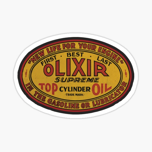 Item preview, Vintage Olixir Supreme Cylinder Oil designed and sold by QuayTradingCo.