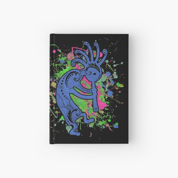 Indianer Kokopelli - Bunte Spritzer 1 Notizbuch