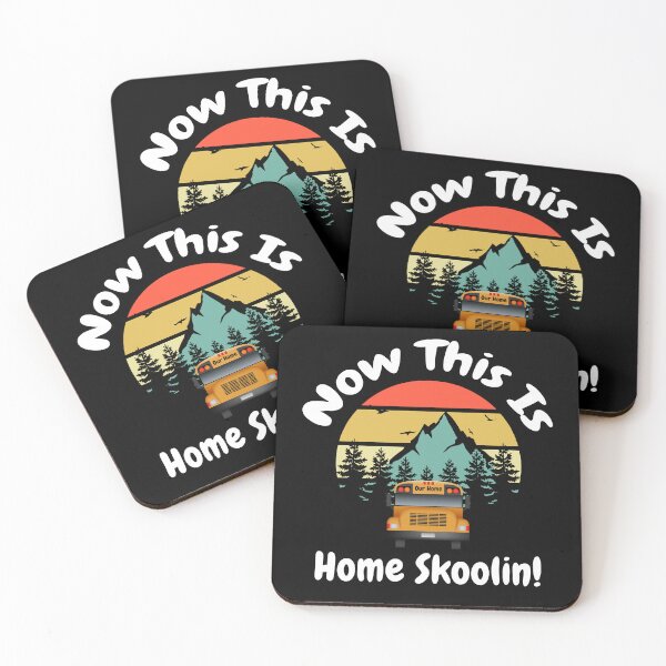 Item preview, Skoolie Life Now this is home skoolin! Skoolie living with children. For dark colors. designed and sold by thewildskoolie.