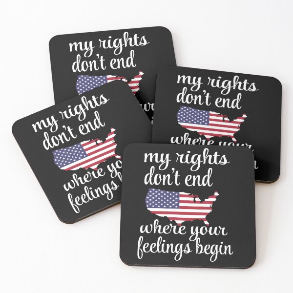 Item preview, MY RIGHTS DON'T END WHERE YOUR FEELINGS. designed and sold by leicha.