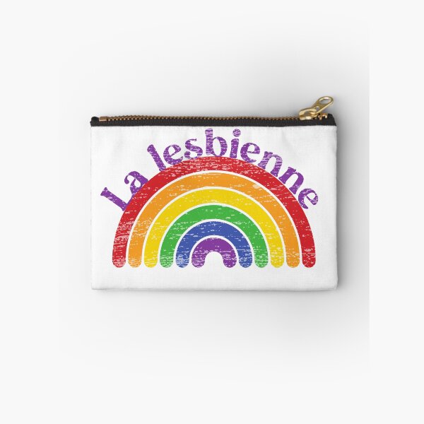 Aperçu de l'œuvre La lesbienne: LGBT queer arc-en-ciel rétro créée et vendue par incurablehippie.