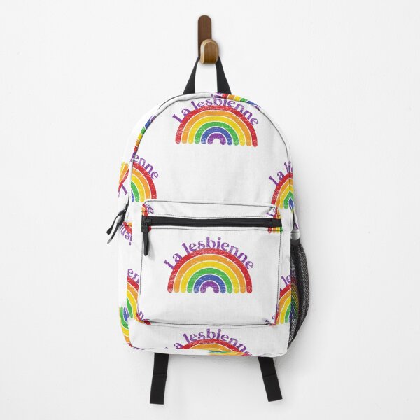 Item preview, La lesbienne: LGBT queer arc-en-ciel rétro designed and sold by incurablehippie.