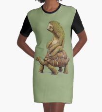 Speed is Relative Graphic T-Shirt Dress