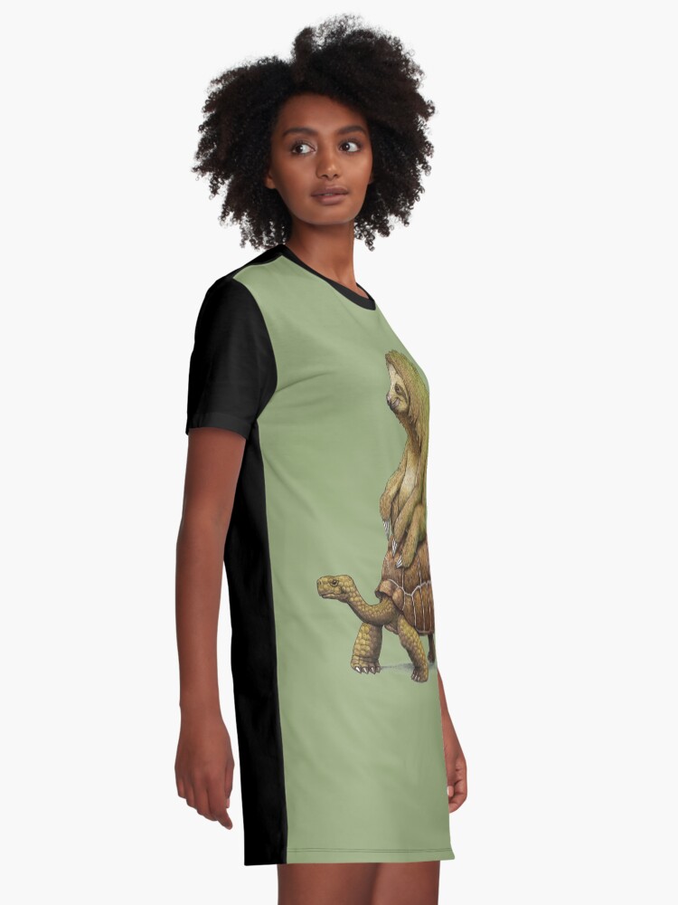 Alternate view of Speed is Relative Graphic T-Shirt Dress