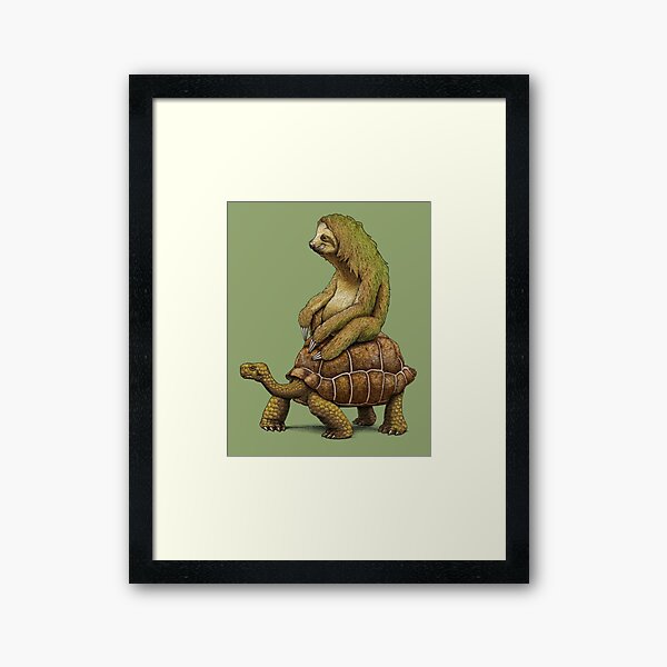 Speed is Relative Framed Art Print