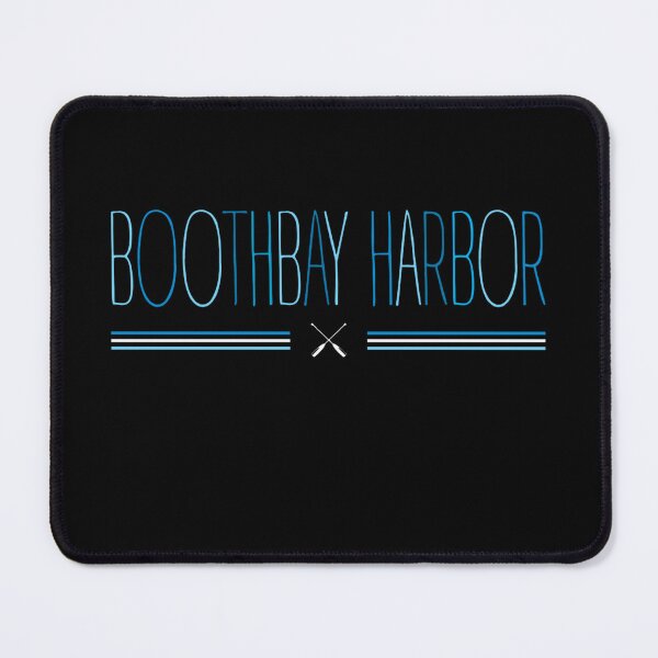 Item preview, Boothbay Harbor Maine Oars Blue Lettering designed and sold by LegOlenve.