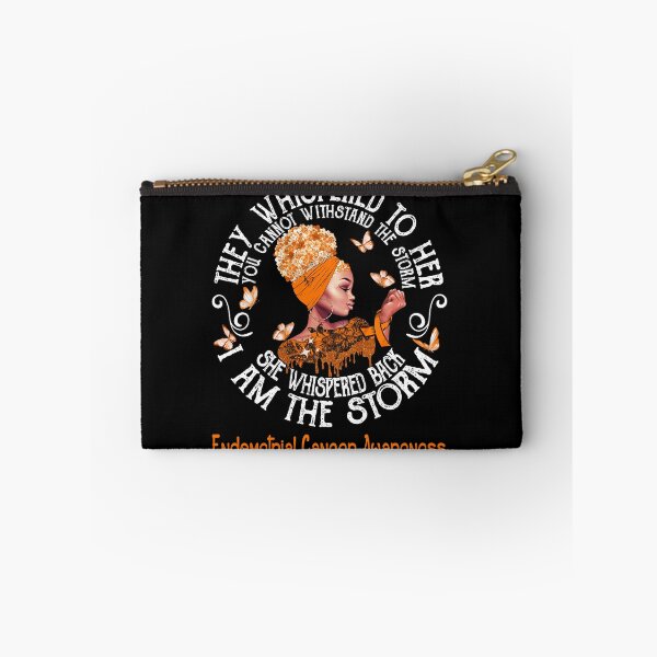 Item preview, Black Girl Fighter Strong I Am The Storm Endometrial Cancer Awareness designed and sold by Mnrshirley.