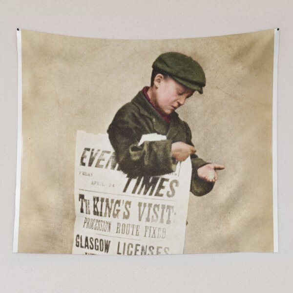 Item preview, The Glasgow Newsboy designed and sold by AndythephotoDr.