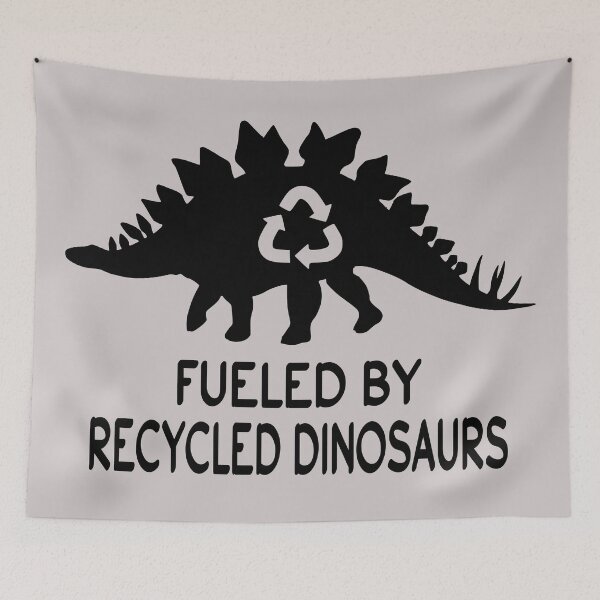 Item preview, Stegosaurus - Fueled by Recycled Dinosaurs designed and sold by birdo-art.