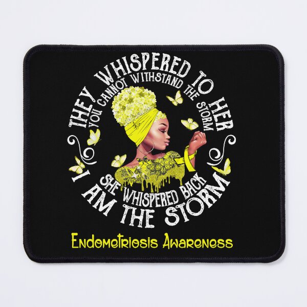 Item preview, Black Girl Fighter Strong I Am The Storm Endometriosis Awareness designed and sold by Mnrshirley.