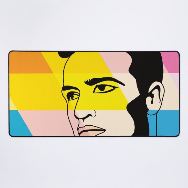 Item preview, Colorfully pop art of male face designed and sold by knappidesign.