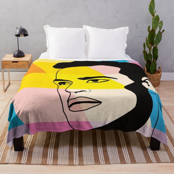 Artikelvorschau, Bunt Pop-Art des männlichen Gesichts entworfen und verkauft von knappidesign.
