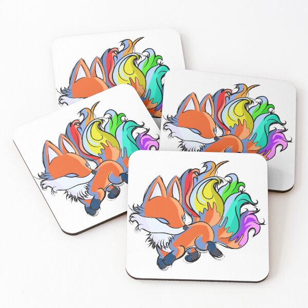 Item preview, kawaii 6 tailed fox designed and sold by quicknesshc27.