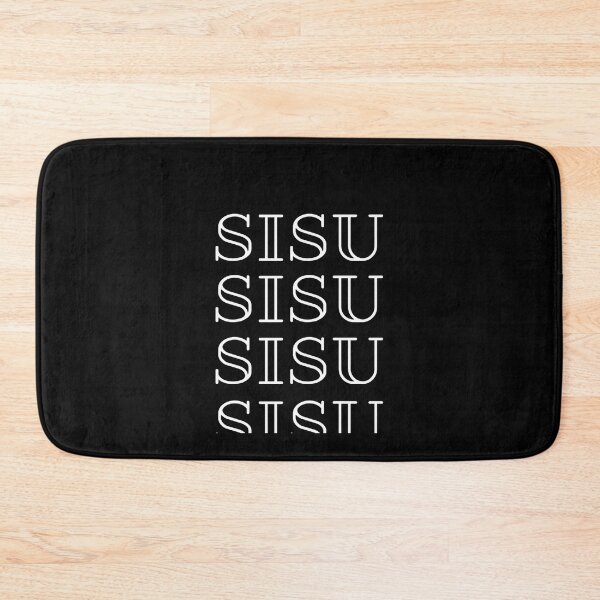 Aperçu de l'œuvre Sisu Finlandais Pride Perseverance Grit Adversity Bleu Blanc créée et vendue par LegOlenve.