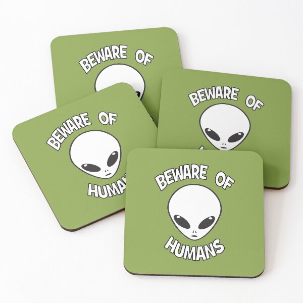 Item preview, Beware of Humans designed and sold by Mad Monkey Shop.