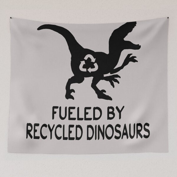 Item preview, Velociraptor - Fueled by Recycled Dinosaurs designed and sold by birdo-art.
