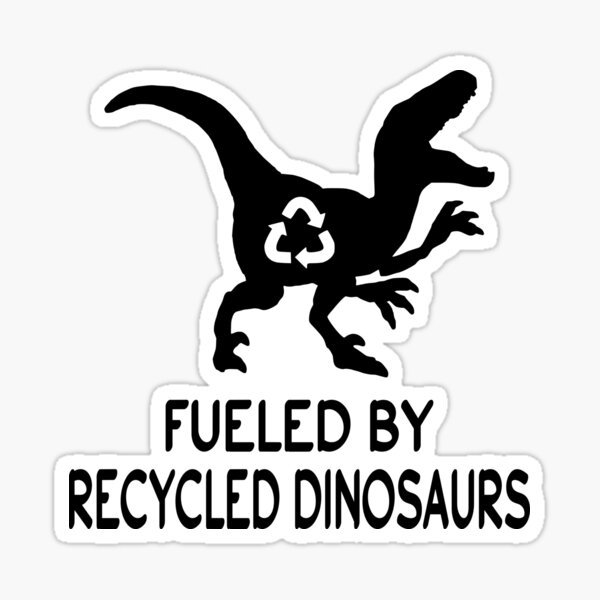 Item preview, Velociraptor - Fueled by Recycled Dinosaurs designed and sold by birdo-art.