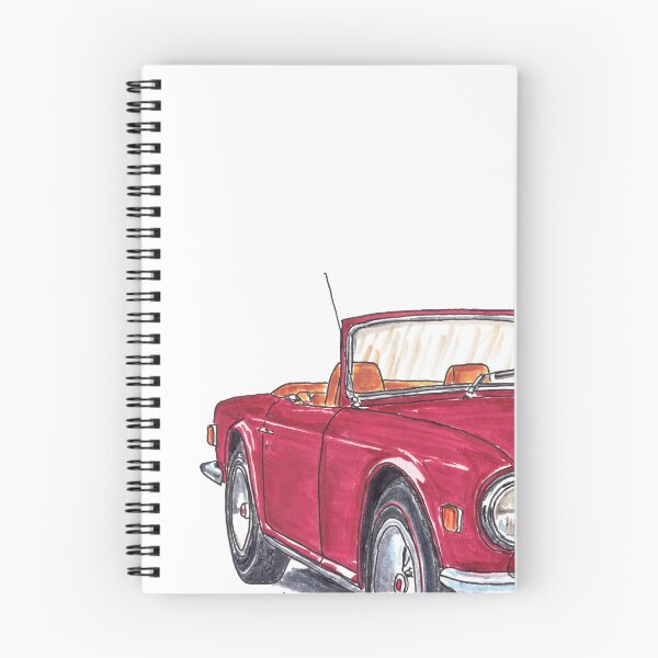 Item preview, Triumph TR6 Red designed and sold by WheelsinArt.