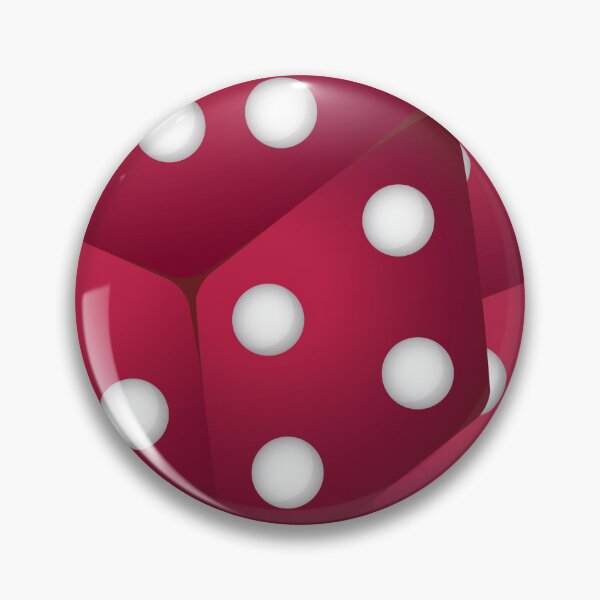 Item preview, Red Rolled Dice Sticker designed and sold by sbe-zone.