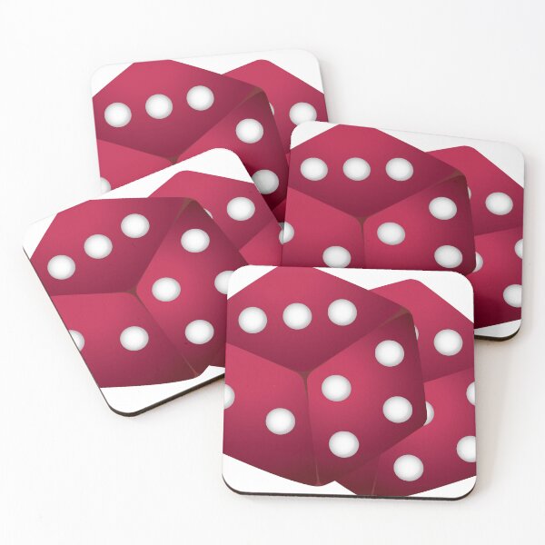 Item preview, Red Rolled Dice Sticker designed and sold by sbe-zone.