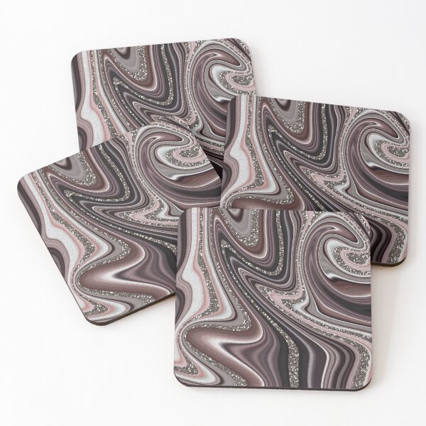 Item preview, Abstract Chocolate Pink Marble Pattern designed and sold by HappyLifeCreate.