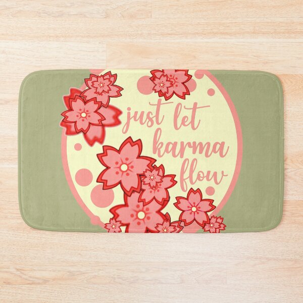 Item preview, Just Let Karma Flow designed and sold by sandpiperstudio.