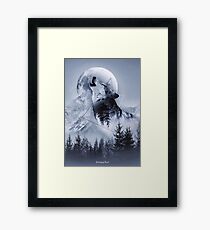 Howl with the Wolf Framed Print