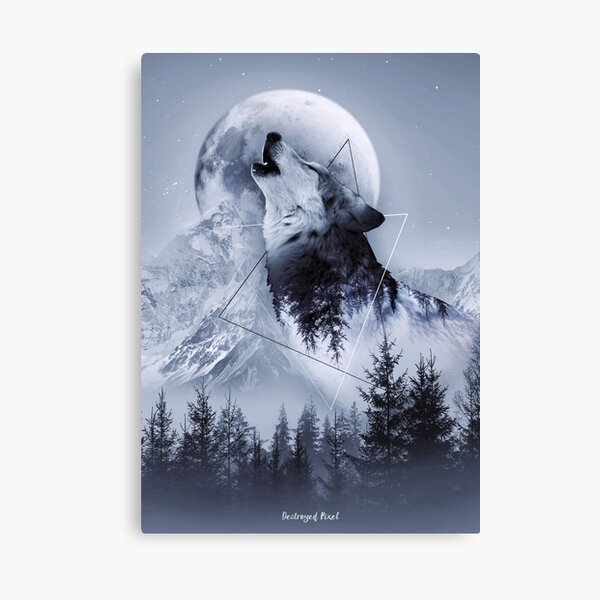 Howl with the Wolf Canvas Print