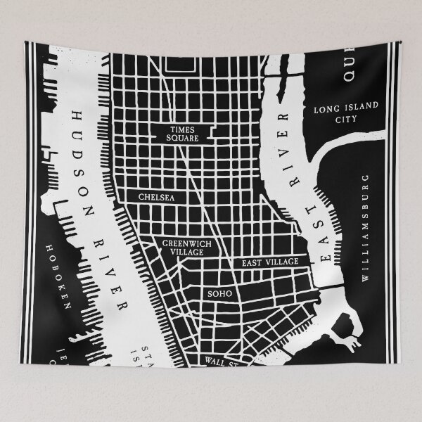 Artikelvorschau, NEW YORK STADTPLAN 1916 entworfen und verkauft von boltjesdesign.