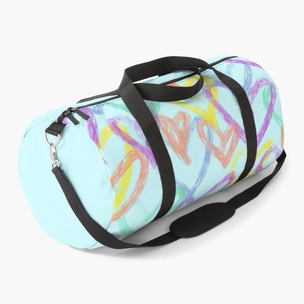 Item preview, Bright overlapped painted hearts designed and sold by chayse-holden.