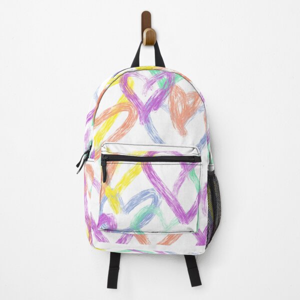 Item preview, Bright overlapped painted hearts designed and sold by chayse-holden.