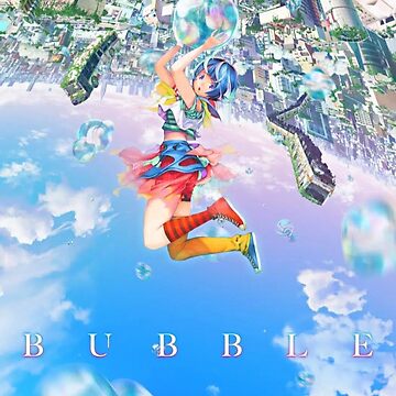 バブル bubble anime love manga | Art Board Print